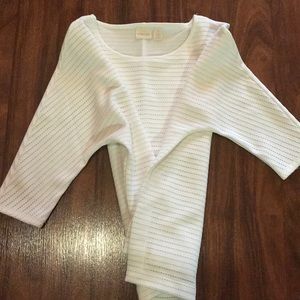 Chico’s Ribbed Cream Shirt 💕